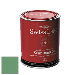 Swiss Lake Semi-matt 20 полуматовая моющаяся краска цвет NCS S 3040-G10Y 
