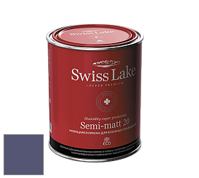 Swiss Lake Semi-matt 20 полуматовая моющаяся краска цвет NC28-0552 Blueberry