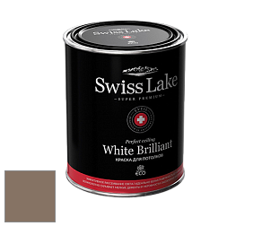 Swiss Lake White Brilliant глубокоматовая краска цвет NC23-0414 Hot chocolate