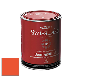 Swiss Lake Semi-matt 20 полуматовая моющаяся краска цвет NCS S 0585-Y70R 