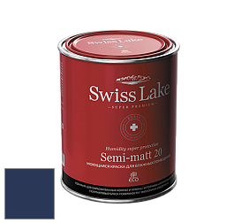 Swiss Lake Semi-matt 20 полуматовая моющаяся краска цвет RAL 5003 