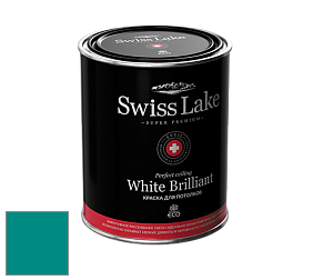 Swiss Lake White Brilliant глубокоматовая краска цвет SL-2418 Deep blue ocean