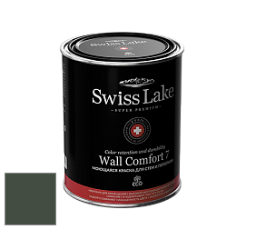 Swiss Lake Wall Comfort 7 матовая краска цвет SL-2719 Black spruce