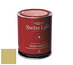 Swiss Lake Semi-matt 20 полуматовая моющаяся краска цвет NC53-1306 Green Apple