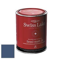 Swiss Lake Semi-matt 20 полуматовая моющаяся краска цвет NC28-0566 Indigo