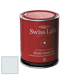 Swiss Lake Semi-matt 20 полуматовая моющаяся краска цвет SL-2989 Whispering blue