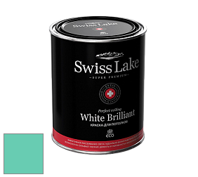 Swiss Lake White Brilliant глубокоматовая краска цвет SL-2311 Jargon jade