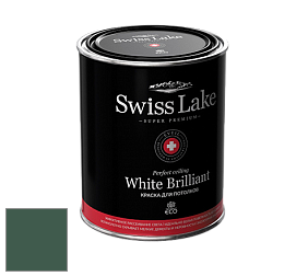 Swiss Lake White Brilliant глубокоматовая краска цвет SL-2658 Malachite