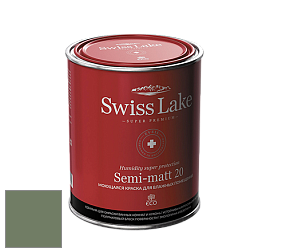 Swiss Lake Semi-matt 20 полуматовая моющаяся краска цвет SL-2689 On the green