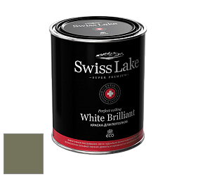 Swiss Lake White Brilliant глубокоматовая краска цвет NC56-1389 Green Acorn