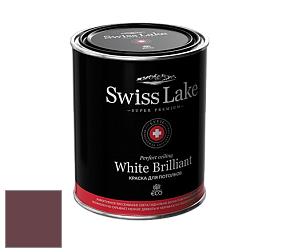 Swiss Lake White Brilliant глубокоматовая краска цвет NC33-0715 Dark bordeaux