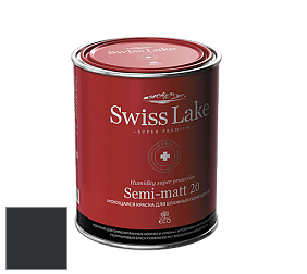 Swiss Lake Semi-matt 20 полуматовая моющаяся краска цвет RAL 7021