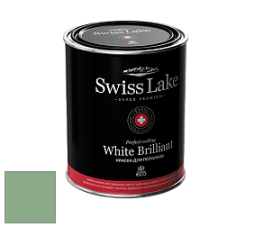 Swiss Lake White Brilliant глубокоматовая краска цвет SL-2706 Clean green