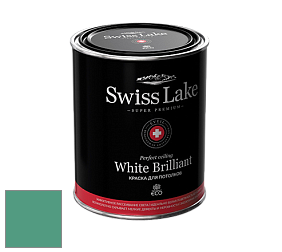 Swiss Lake White Brilliant глубокоматовая краска цвет NCS S 3040-B90G 