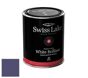 Swiss Lake White Brilliant глубокоматовая краска цвет SL-1905 Darkest grape