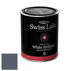 Swiss Lake White Brilliant глубокоматовая краска цвет NC28-0570 Midnight grey