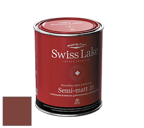 Swiss Lake Semi-matt 20 полуматовая моющаяся краска цвет SL-1446 Burnt amber