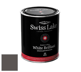Swiss Lake White Brilliant глубокоматовая краска цвет SL-3017 Almost black