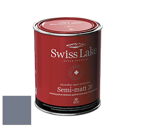 Swiss Lake Semi-matt 20 полуматовая моющаяся краска цвет NC28-0564 Enigmatic blue