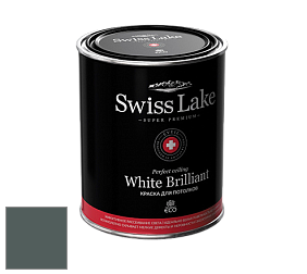 Swiss Lake White Brilliant глубокоматовая краска цвет NC36-0810 Night green