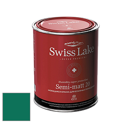 Swiss Lake Semi-matt 20 полуматовая моющаяся краска цвет SL-2510 Emerald city