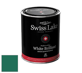 Swiss Lake White Brilliant глубокоматовая краска цвет SL-2509 Green algae