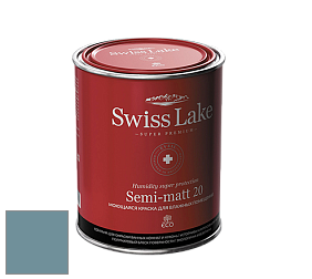 Swiss Lake Semi-matt 20 полуматовая моющаяся краска цвет NCS S 4020-B10G 