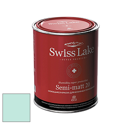 Swiss Lake Semi-matt 20 полуматовая моющаяся краска цвет SL-2334 Sea mist green