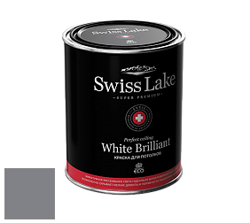 Swiss Lake White Brilliant глубокоматовая краска цвет SL-2944 Pigeon gray