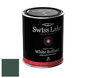 Swiss Lake White Brilliant глубокоматовая краска цвет SL-2720 Emerald cliffs