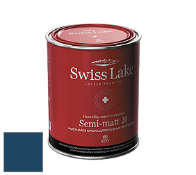 Swiss Lake Semi-matt 20 полуматовая моющаяся краска цвет RAL 5001 