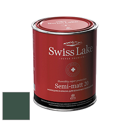 Swiss Lake Semi-matt 20 полуматовая моющаяся краска цвет NC54-1325 Green Corundum