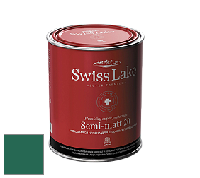 Swiss Lake Semi-matt 20 полуматовая моющаяся краска цвет NCS S 5040-B90G
