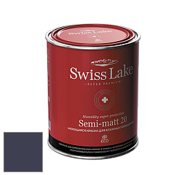 Swiss Lake Semi-matt 20 полуматовая моющаяся краска цвет SL-1950 Onyx