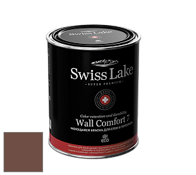 Swiss Lake Wall Comfort 7 матовая краска цвет SL-0675 Chestnut brown