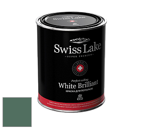 Swiss Lake White Brilliant глубокоматовая краска цвет SL-2655 Green dream