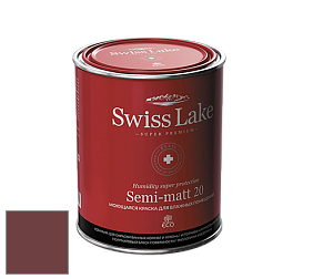 Swiss Lake Semi-matt 20 полуматовая моющаяся краска цвет NC33-0712 Red wine