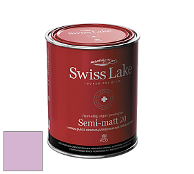 Swiss Lake Semi-matt 20 полуматовая моющаяся краска цвет NCS S 1030-R40B 