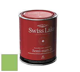 Swiss Lake Semi-matt 20 полуматовая моющаяся краска цвет NCS S 1060-G30Y 