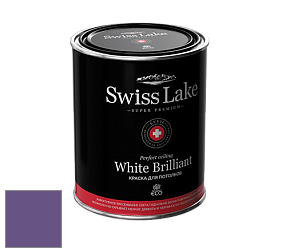 Swiss Lake White Brilliant глубокоматовая краска цвет SL-1898 Pansy petal