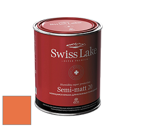 Swiss Lake Semi-matt 20 полуматовая моющаяся краска цвет SL-1494 Orange vermillion