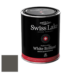 Swiss Lake White Brilliant глубокоматовая краска цвет SL-2870 Austere grey