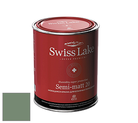 Swiss Lake Semi-matt 20 полуматовая моющаяся краска цвет NC37-0840 Moss