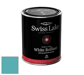 Swiss Lake White Brilliant глубокоматовая краска цвет NCS S 2040-B30G 