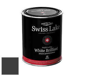 Swiss Lake White Brilliant глубокоматовая краска цвет SL-2970 Magician in black
