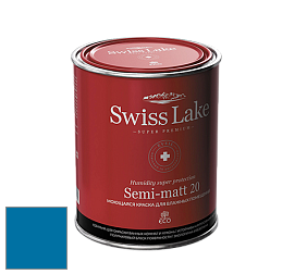 Swiss Lake Semi-matt 20 полуматовая моющаяся краска цвет SL-2160 Water polo