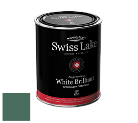 Swiss Lake White Brilliant глубокоматовая краска цвет SL-2656 Lush jungle