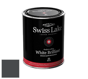 Swiss Lake White Brilliant глубокоматовая краска цвет SL-2937 Black jack