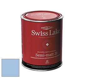 Swiss Lake Semi-matt 20 полуматовая моющаяся краска цвет NCS S 1030-R80B 