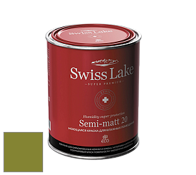 Swiss Lake Semi-matt 20 полуматовая моющаяся краска цвет NCS S 3065-G50Y 